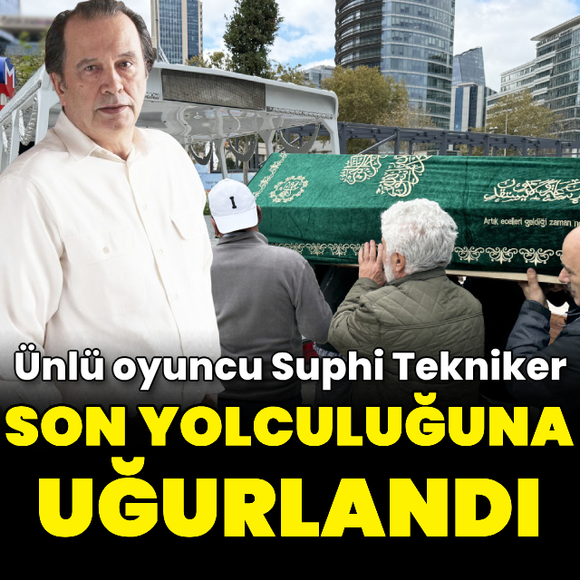 Suphi Tekniker'e veda