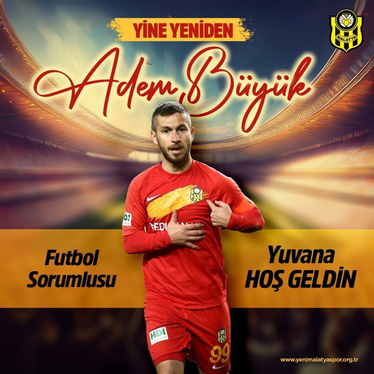 Adem Büyük yeniden Y.Malatyaspor'da!