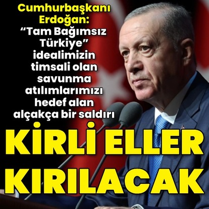  'Kirli eller kırılacak'