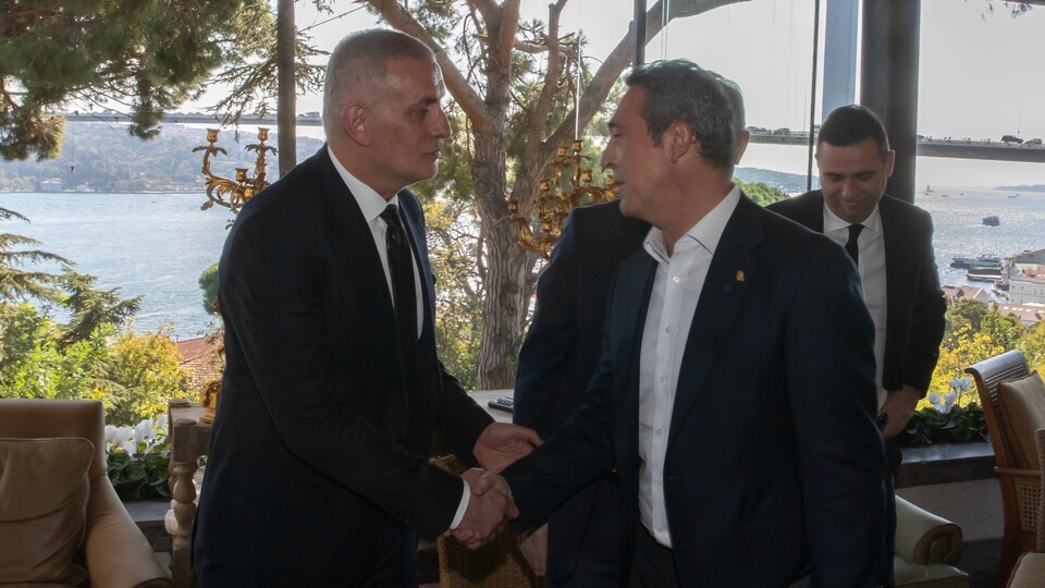 Hacıosmanoğlu, Ceferin ve Ali Koç buluştu