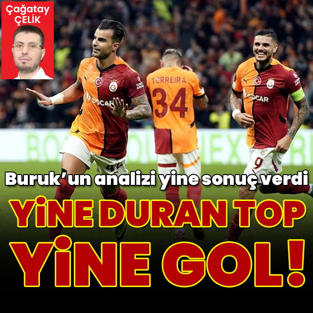 Yine duran top, yine gol!