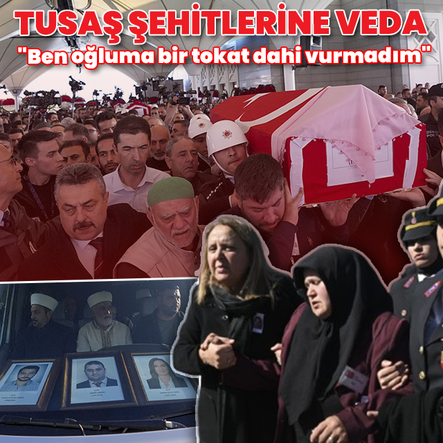 TUSAŞ şehitlerine veda