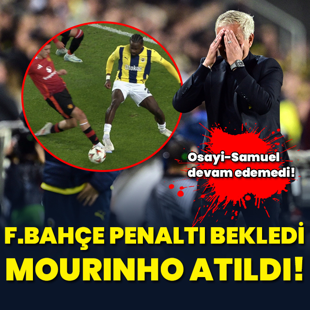 F.Bahçe penaltı bekledi, Mourinho atıldı!