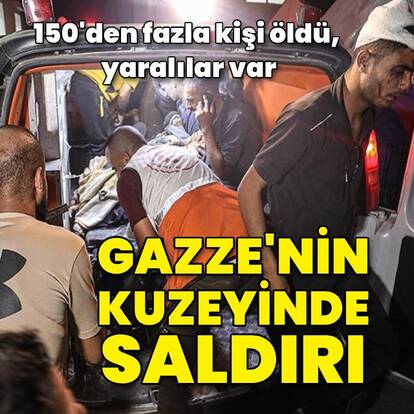 Gazze Şeridi'nin kuzeyine saldırı