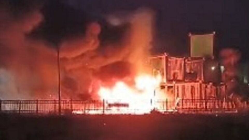 Tekirdağ'da çocuk oyun parkı yakıldı