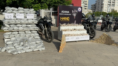 Adana'da uyuşturucu tacirlerine büyük darbe