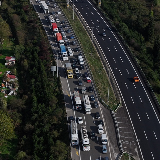 Anadolu Otoyolu'nda zincirleme kaza