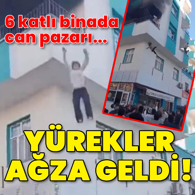 6 katlı binada can pazarı!