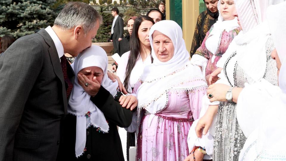 Şehit ve gazi aileleri İçişleri Bakanlığı'nda