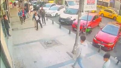 İstanbul'da polise böyle silah çekti! O anlar kamerada!