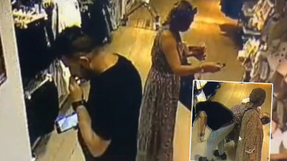 İstanbul'da yaşandı! Kameraya yansıdı! AVM'de taciz!