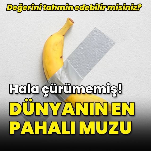 Bir 'Muz' 1.5 milyon dolar!