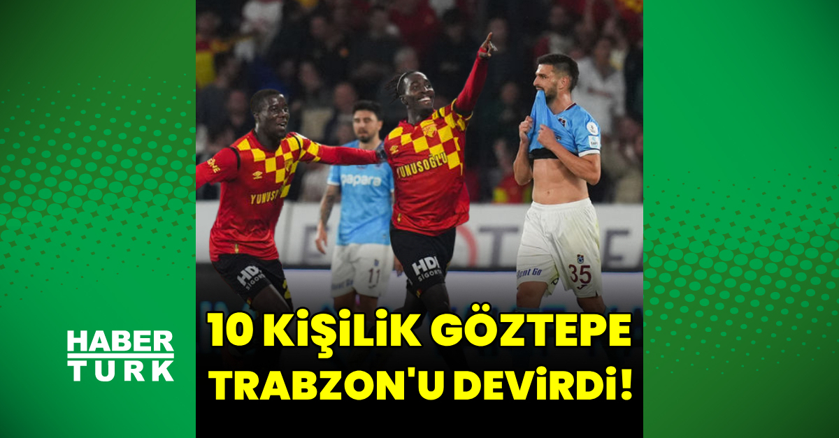 Göztepe - Trabzonspor: 2-1 (MAÇ SONUCU) - Trabzonspor Haberleri
