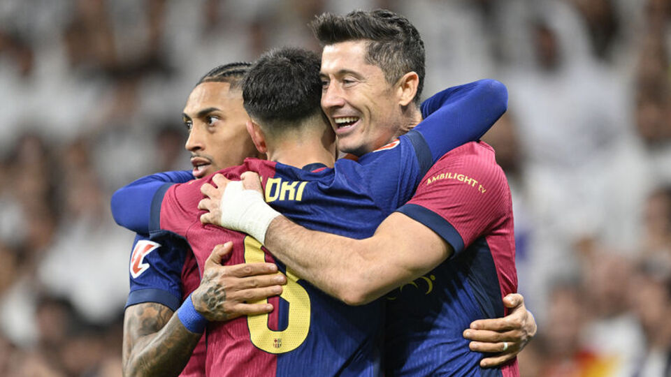 El Clasico'da zafer Barça'nın!