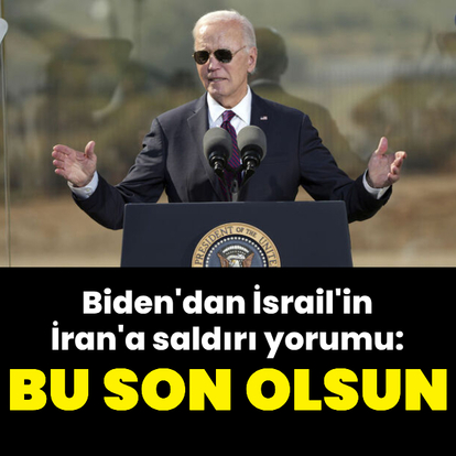  Biden'dan İran'a saldırı yorumu