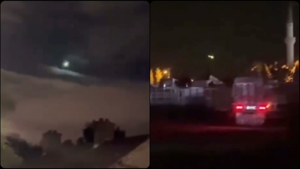 Adana ve Hatay semalarında görüntülendi