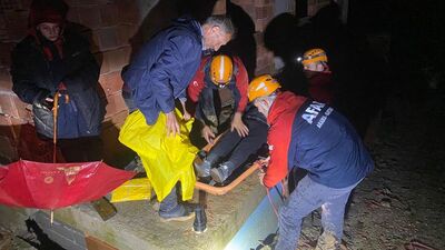 Rize'de heyelan riski