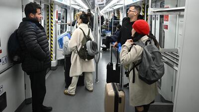 Havalimanı metrosunda yolcu rekoru