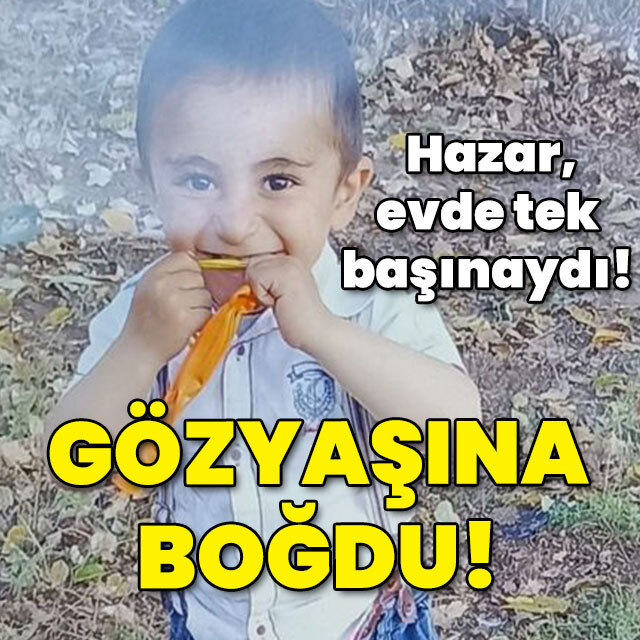 Hazar, evde tek başınaydı! Gözyaşına boğdu!