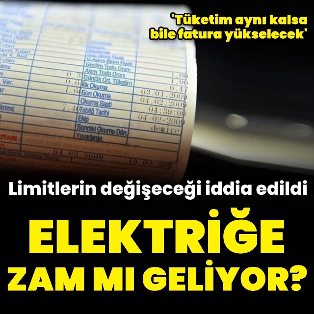 Elektriğe zam mı geliyor?