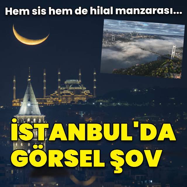 İstanbul'da görsel şov