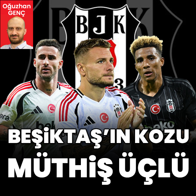 Beşiktaş'ın kozu müthiş üçlü!