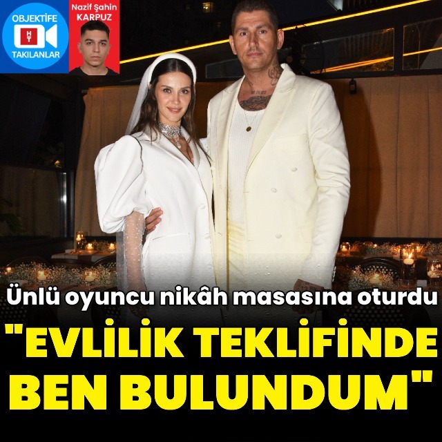 Ünlü oyuncu evlendi