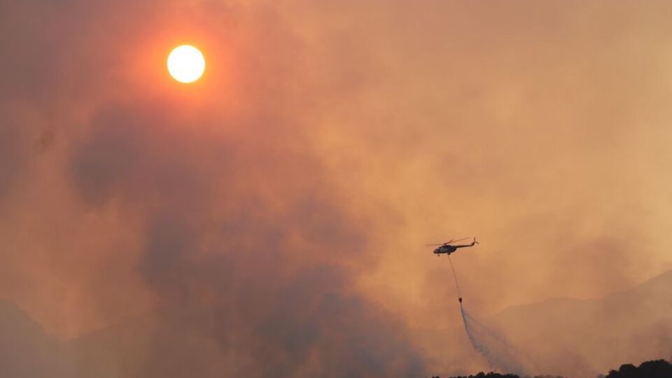 Denizli'deki orman yangını 6. gününde!