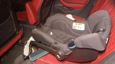 Bu koltukta 5 aylık bir bebek vardı!