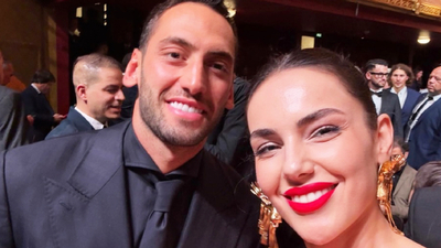 Ballon d'Or ödül törenine katıldı