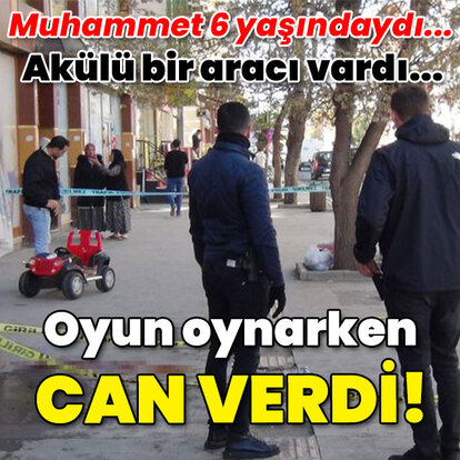  Muhammet 6 yaşındaydı... Oyun oynarken vurulup öldü!