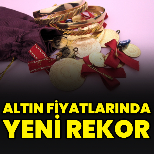 Altın fiyatlarında yeni rekor