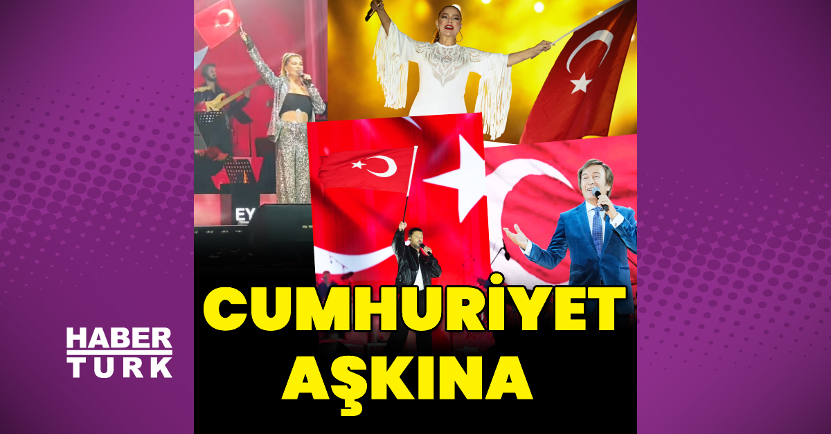 Cumhuriyet'in 101'inci yaşını konserlerle kutladılar