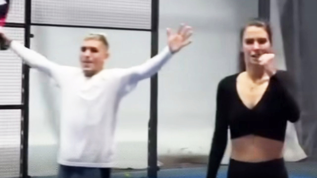 Birlikte tenis oynadılar