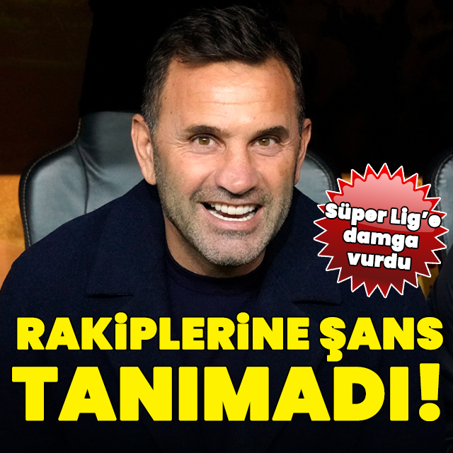 Okan Buruk rakiplerine şans tanımadı!
