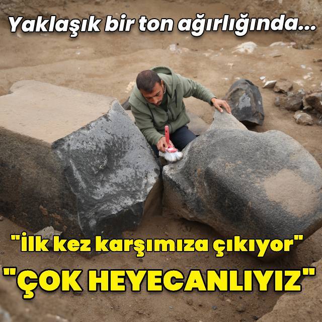 Yaklaşık bir ton ağırlığında! "İlk kez karşımıza çıkıyor"