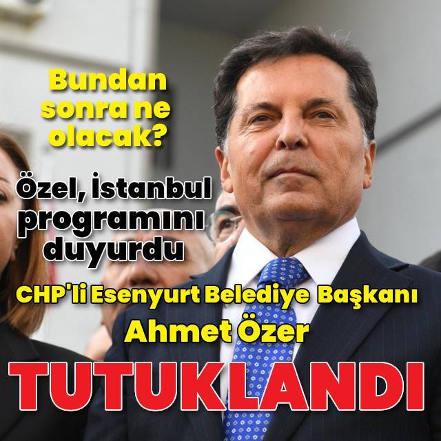 Esenyurt Belediye Başkanı tutuklandı