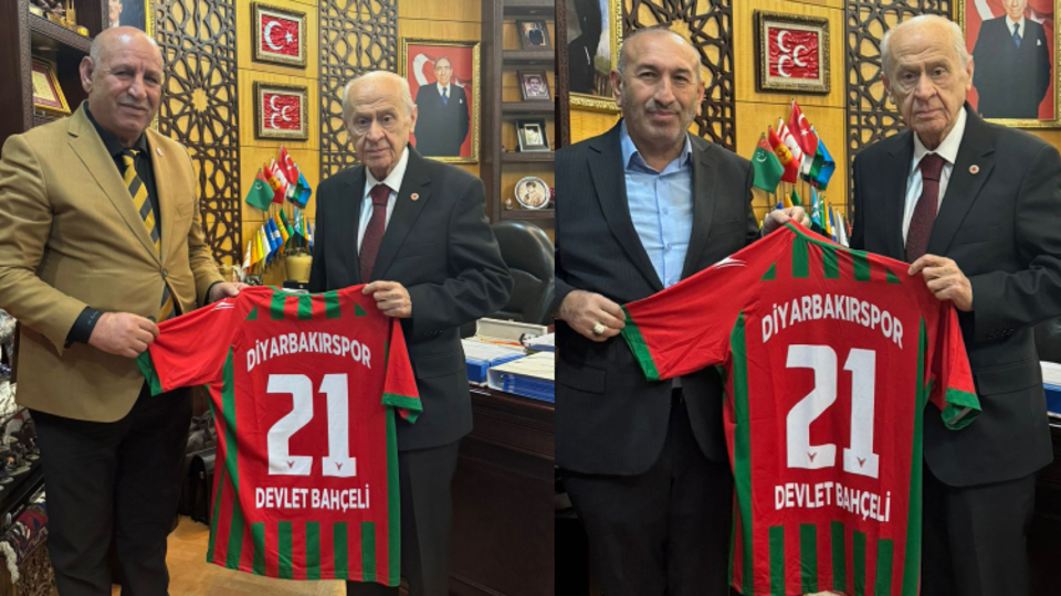 Bahçeli'ye Diyarbakırspor forması
