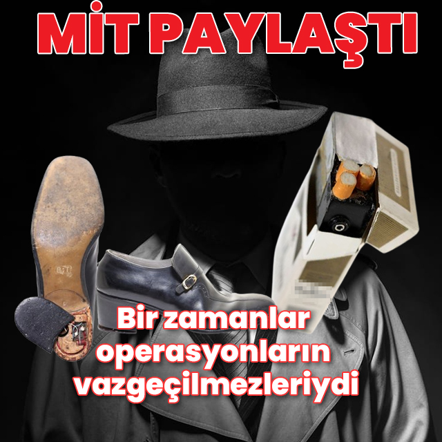 MİT, gizli aygıtların fotoğraflarını paylaştı