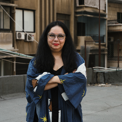 Bienalin küratörü Christine Tohmé