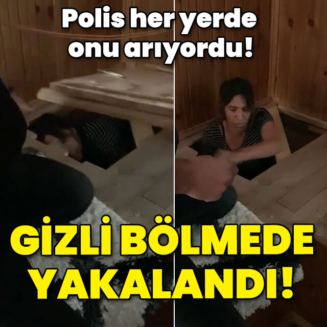 Polis onu arıyordu! Gizli bölmede yakalandı!