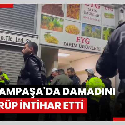 Bayrampaşa'da damadını öldürüp intihar etti