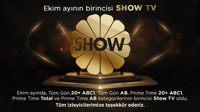 SHOW TV ekim ayının birincisi
