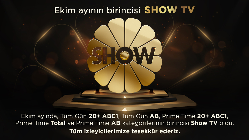 SHOW TV ekim ayının birincisi
