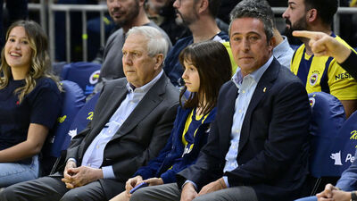 Maçı birlikte izlediler!