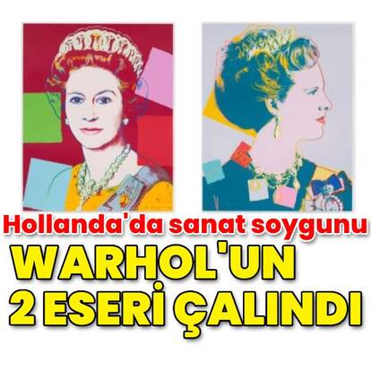 Hollanda'da Andy Warhol'un eserleri çalındı