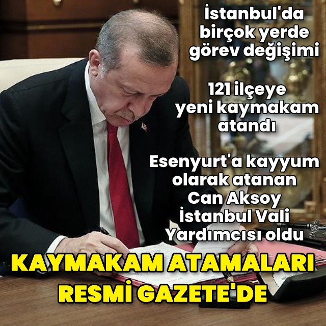 Resmi Gazete'de yeni atamalar