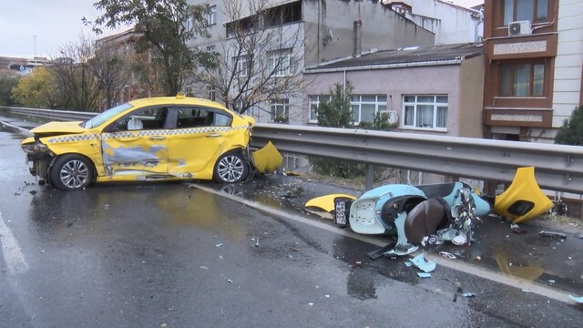 İstanbul'da feci kaza: 2 ağır yaralı