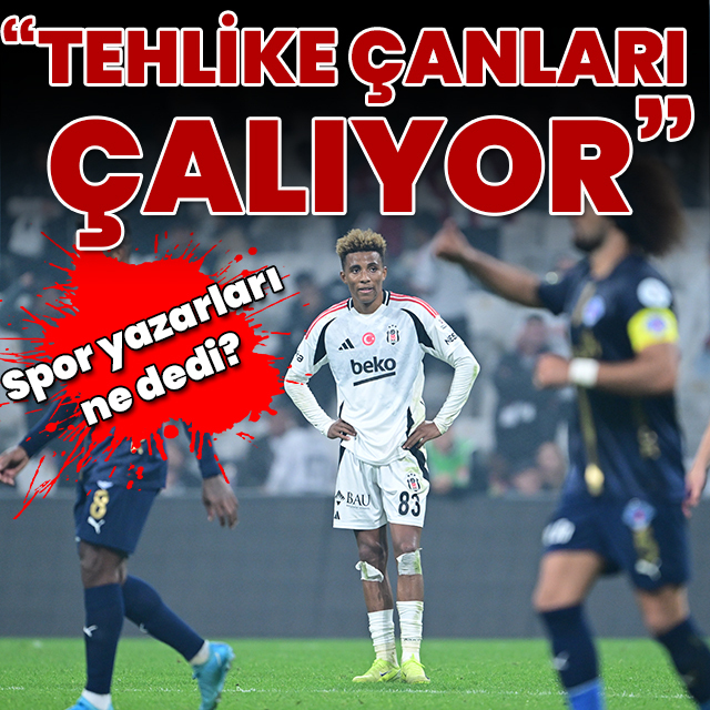 "Tehlike çanları çalıyor"