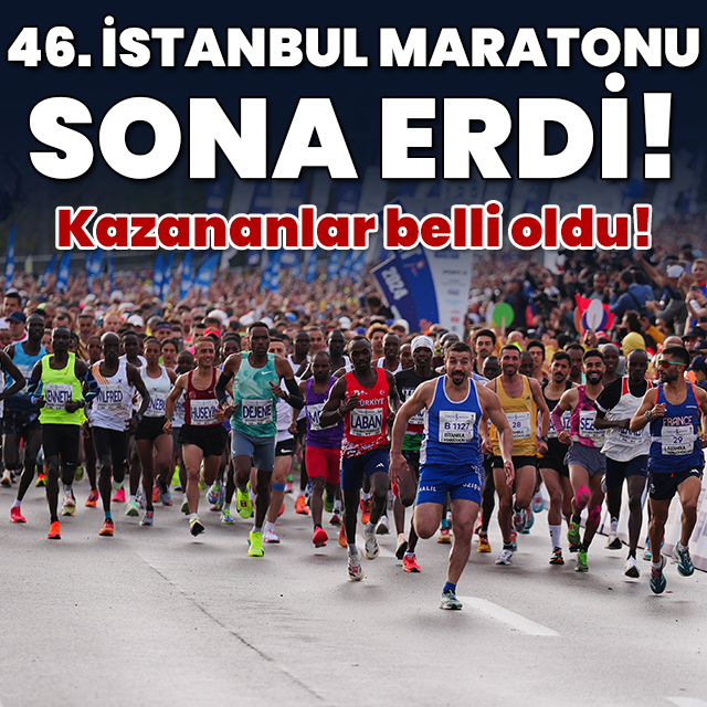 46. İstanbul Maratonu sona erdi!
